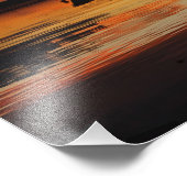 Maine Sunsetの写真 フォトプリント (角)