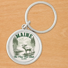 Maine the Pine Tree State キーホルダー