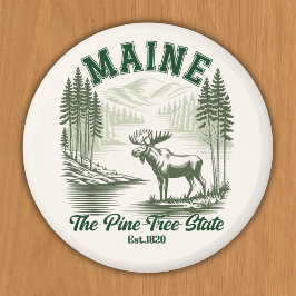 Maine the Pine Tree State マグネット