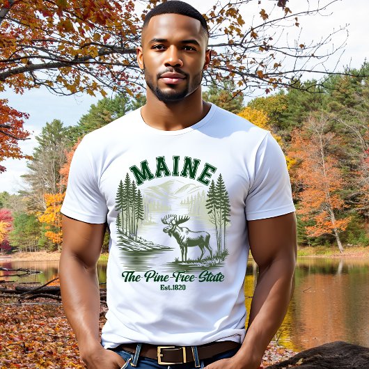 Maine the Pine Tree State Tシャツ