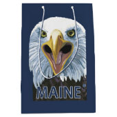 MaineEagleの終わり ミディアムペーパーバッグ (正面)