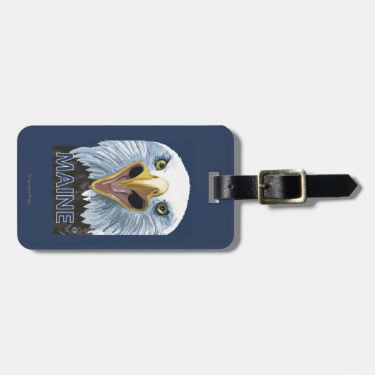 MaineEagleの終わり ラゲッジタグ (正面横)