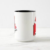 Maineiac Divers Sillhouetteロゴ15 oz mug マグカップ (中央)