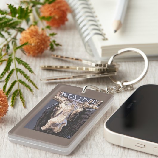 MaineMooseの終わり キーホルダー (正面右)