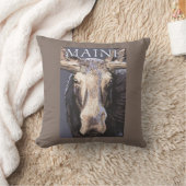MaineMooseの終わり クッション (ブランケット)