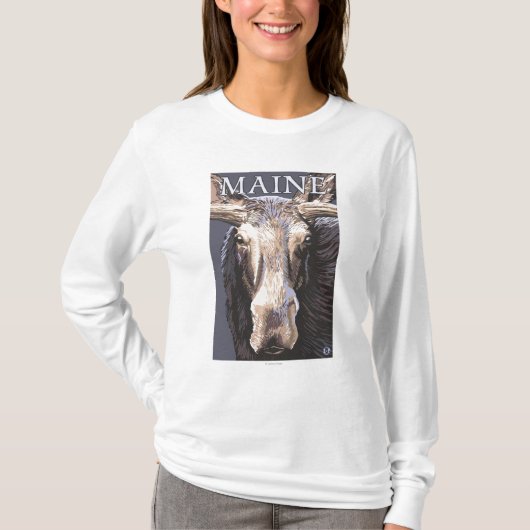 MaineMooseの終わり Tシャツ (正面)