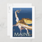 MaineOctopusシーン ポストカード (正面/裏面)