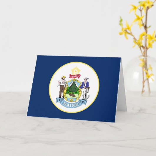 Mainer Seal, Seal of Maine カード (黄色い花)