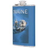 MaineSeaのカワウソ場面 フラスク (左)