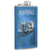 MaineSeaのカワウソ場面 フラスク (右)