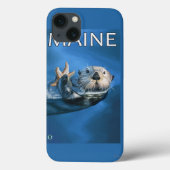 MaineSeaのカワウソ場面 Case-Mate iPhoneケース (裏面)