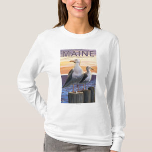 MaineSeaは場面を騙します Tシャツ
