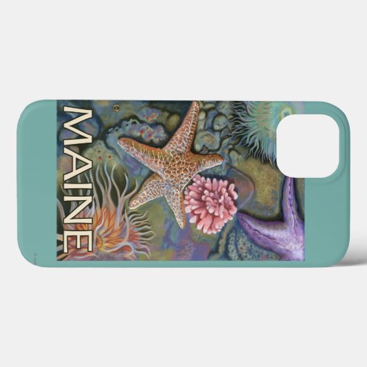 MaineTidepool場面 Case-Mate iPhoneケース (裏面 (横))