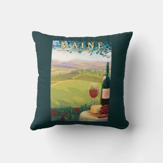 MaineWineの国場面 クッション (裏面)