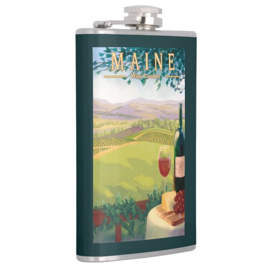 MaineWineの国場面 フラスク (右)