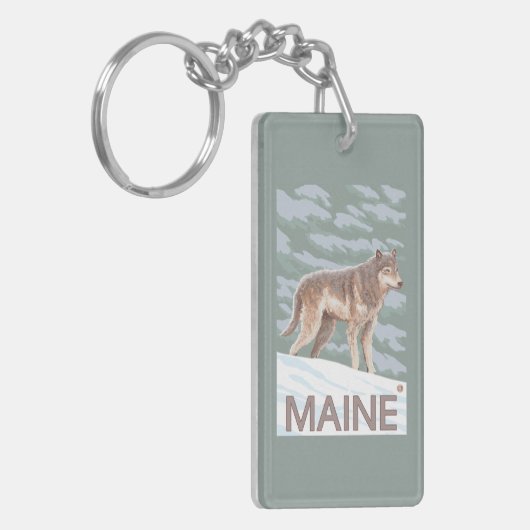 MaineWolf場面 キーホルダー (正面左)