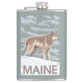 MaineWolf場面 フラスク (正面)