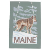 MaineWolf場面 ミディアムペーパーバッグ (裏面)