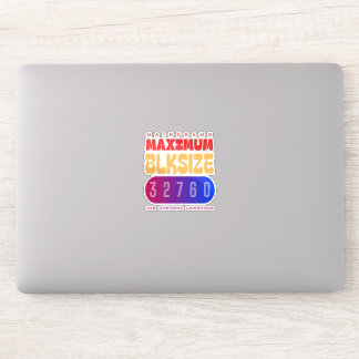 Mainframe Job Control Language (JCL) Maximum Block シール