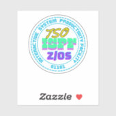 Mainframe TSO-ISPF Interactive System Sticker シール (シート)