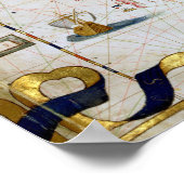 Mainland Southeast Asia, detail from world atlas ポスター (角)