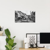 Mainstreet Burke Ghost Town - Idaho ポスター (ホームオフィス)