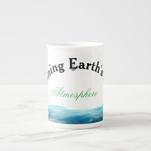 maintaining Earth's climate ボーンチャイナマグカップ (正面)