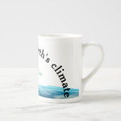maintaining Earth's climate ボーンチャイナマグカップ (右)