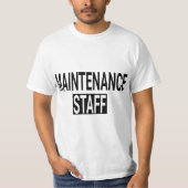 Maintenance Staff & Handyman Uniform  Tシャツ (正面)