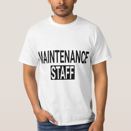Maintenance Staff & Handyman Uniform  Tシャツ (正面)