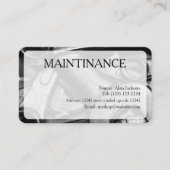 MAINTINANCE Business card editable 名刺 (正面)