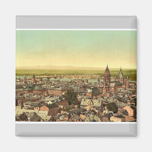 Mainz、ライン、ライン、ドイツのマジニに向けて マグネット (正面)