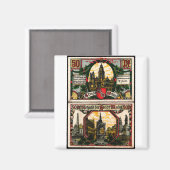 Mainz 50 Pfg 1921 マグネット (正面/裏面)