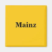 Mainz Magnet Schild Gold Gleb マグネット (正面)