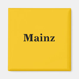 Mainz  Magnet Schild Gold Gleb マグネット