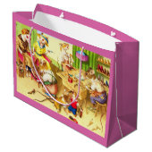 Mainzerネズミコブラー及び靴屋プリント ラージペーパーバッグ (裏面アングル)