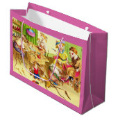 Mainzerネズミコブラー及び靴屋プリント ラージペーパーバッグ (正面アングル)