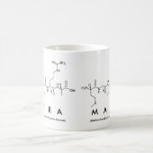 Mairaペプチド名mug コーヒーマグカップ (中央)