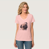 Mais pugs menos drogas tシャツ (正面フル)