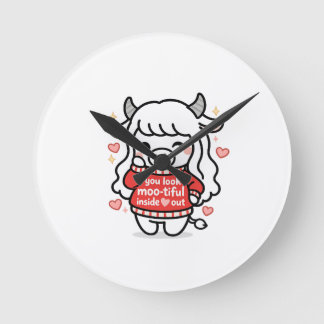 Maisie Moo Clock  ラウンド壁時計