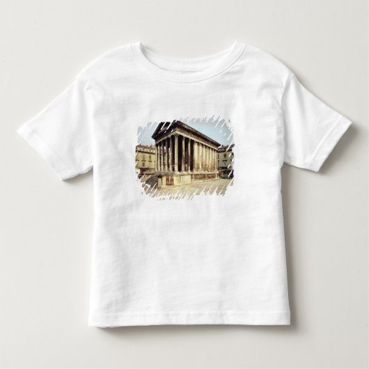 Maison Carree、紀元前のc.19の眺め トドラーTシャツ (正面)