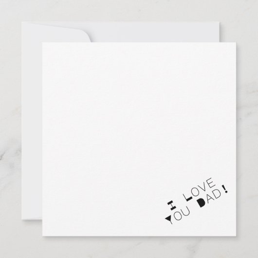 Maison en feu - Fête des pères (裏面)