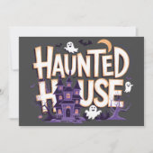 Maison Hantée - La Nuit des Fantômes 招待状 (正面)