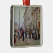 Maison Paquinを残している労働者 メタルオーナメント (右)