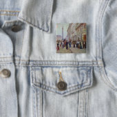 Maison Paquinを残している労働者 缶バッジ (インサイチュ)