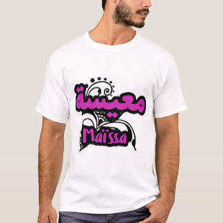 Maïssa Calligraphie Prénom en Arabe Tシャツ