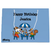 Maisyおよびシリルの誕生日 ラージペーパーバッグ (正面)