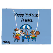 Maisyおよびシリルの誕生日 ラージペーパーバッグ (裏面)