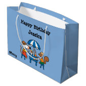 Maisyおよびシリルの誕生日 ラージペーパーバッグ (裏面アングル)