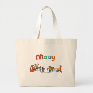 Maisyおよびシリルは場面休暇で出かけます ラージトートバッグ